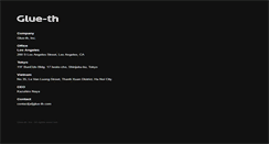 Desktop Screenshot of glue-th.com